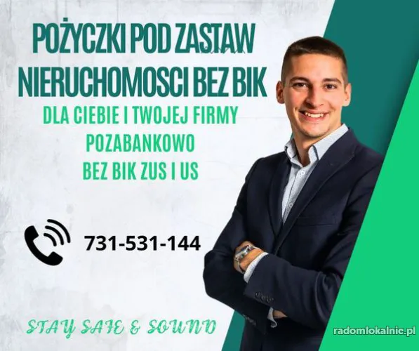 POZYCZKI POD ZASTAW NIERUCHOMOSCI DLA FIRM I ROLNIKOW BEZ BIK