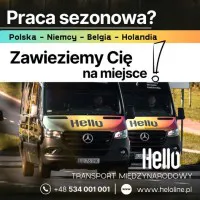 Hello Line  Międzynarodowe Przewozy Osób Polska  Niemcy  Holandia  Belgia