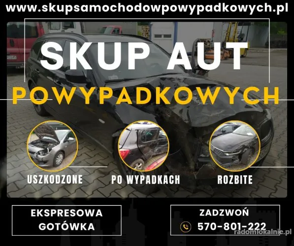 Szybki Skup Aut Powypadkowych - Gotówka od ręki