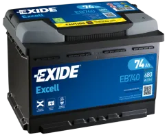 Akumulator 74Ah 680A Exide Excell DARMOWA DOSTAWA I WYMIANA! Akumulator 74Ah 680A Exide Excell DARMOWA DOSTAWA I WYMIANA!
